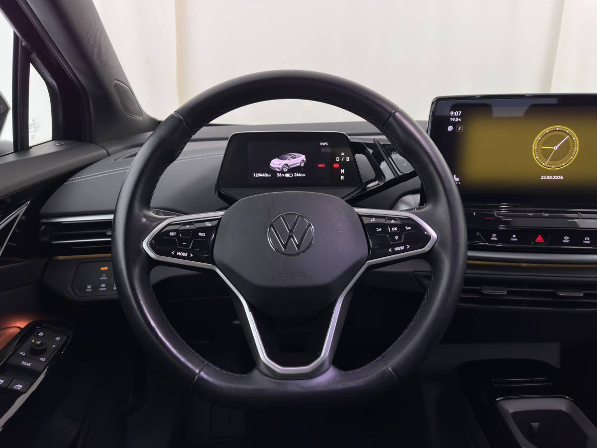 Volkswagen ID.5 Volkswagen ID.5 Pro Business 77 kWh [3-Fase-11kW] {SoH-93%} (INCL-BTW) *HEATPUMP | LEATHER-ALCANTARA | FULL-LED | ADAPTIVE-CRUISE |  DIGI-COCKPIT | HEATED-COMFORTSEATS | KEYLESS | DAB+ | AMBIENTLIGHT | NAVI-FULLMAP | CAMERA | TOWBAR | HEAD-UP | 19”AL