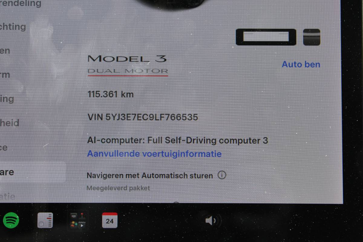 Tesla Model 3 Tesla Model 3 Performance AWD 75 kWh SOh 89,4% PANO LEER NAVI ORG NL 115000KM!!!