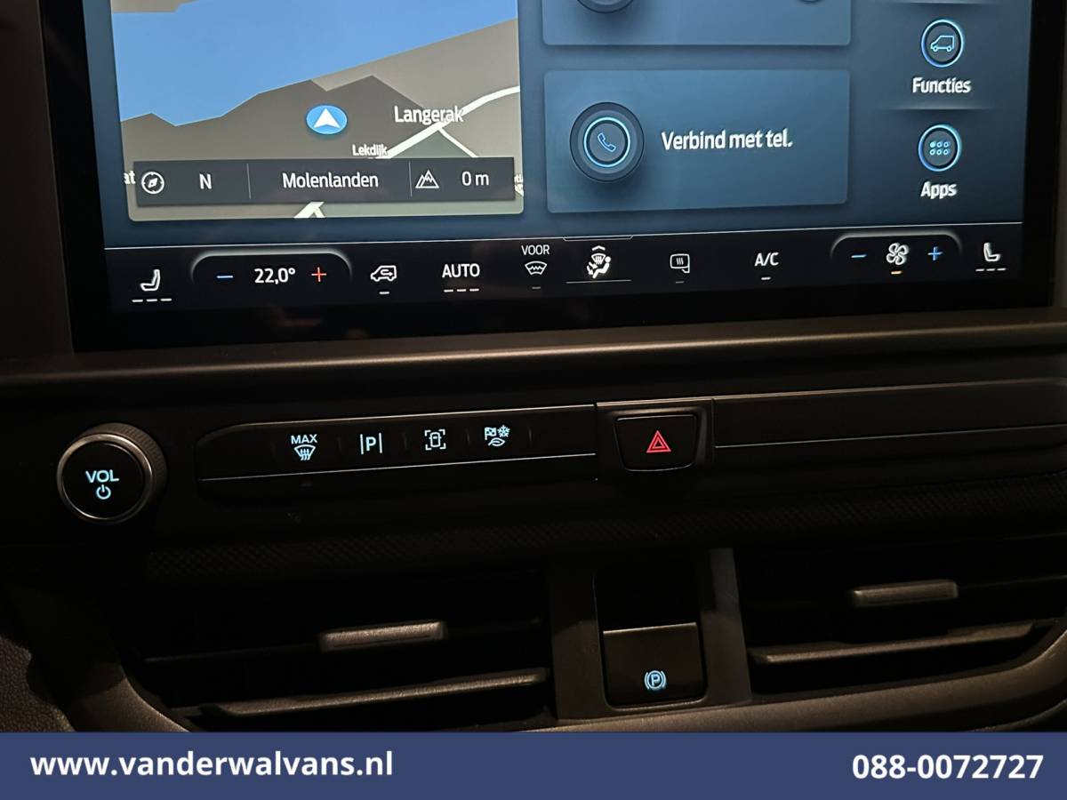 Ford Transit Custom Ford Transit Custom 2.0 TDCI 136pk L2H1 Euro6 Airco | Camera | Navigatie | LED | Apple Carplay | Adaptieve Cruisecontrol Android Auto, Stoelverwarming, Verwarmde voorruit, Parkeersensoren, Bijrijdersbank, 2590kg laadvermogen