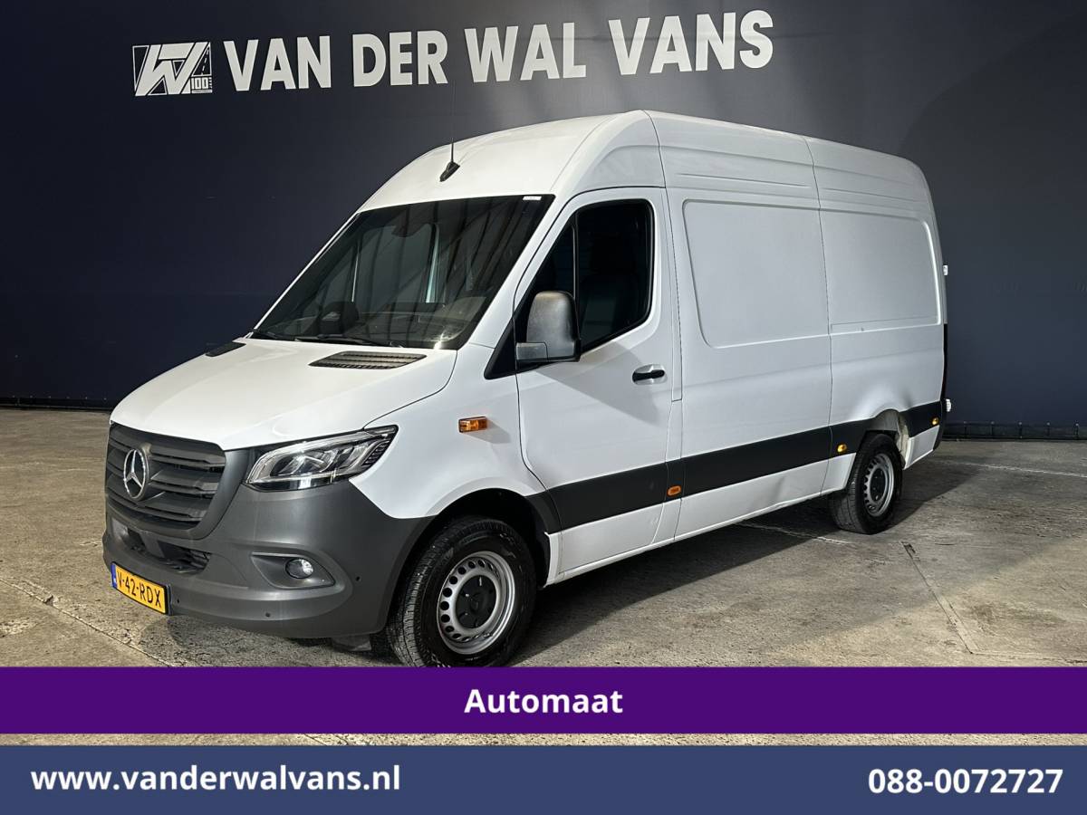 Mercedes-Benz Sprinter Mercedes-Benz Sprinter 317 CDI 170pk 9G-Tronic Automaat L2H2 2025 MODEL XL MBUX Euro6 Airco | Camera | Navigatie | LED | Adaptieve Cruisecontrol Chauffeursstoel, Stoelverwarming, Parkeersensoren, Bijrijdersbank