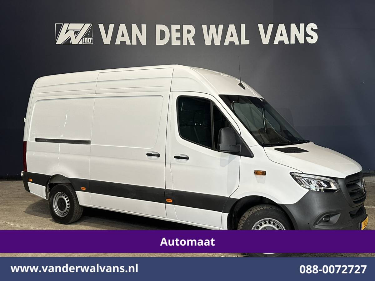Mercedes-Benz Sprinter Mercedes-Benz Sprinter 317 CDI 170pk 9G-Tronic Automaat L2H2 2025 Model Euro6 Airco | XL MBUX | Camera | Navigatie | LED | Adaptieve Cruisecontrol Chauffeursstoel, Stoelverwarming, Parkeersensoren, Bijrijdersbank