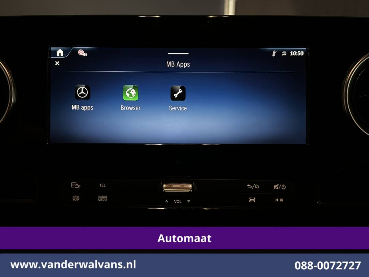 Mercedes-Benz Sprinter Mercedes-Benz Sprinter 317 CDI 170pk 9G-Tronic Automaat L2H2 2025 Model Euro6 Airco | XL MBUX | Camera | Navigatie | LED | Adaptieve Cruisecontrol Chauffeursstoel, Stoelverwarming, Parkeersensoren, Bijrijdersbank
