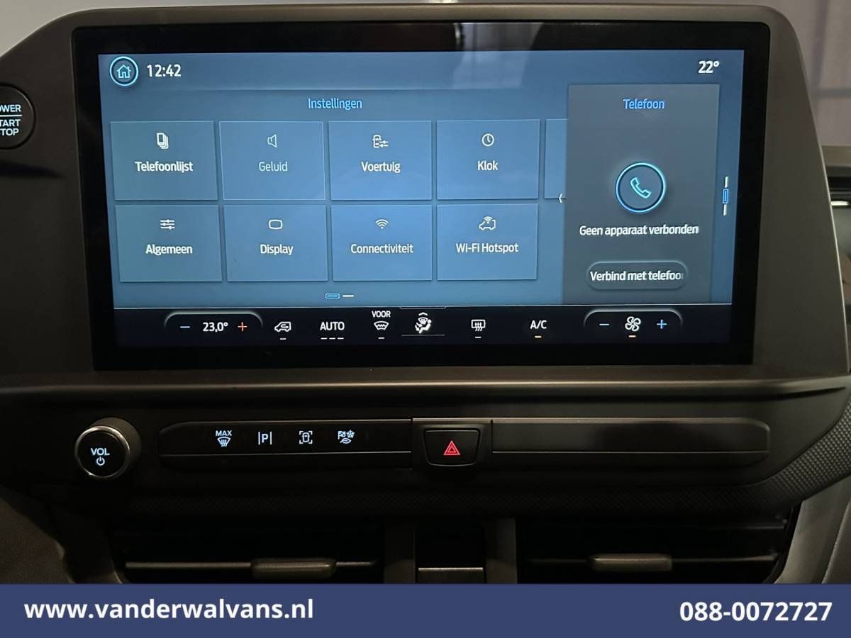 Ford Transit Custom Ford Transit Custom 2.0 TDCI 136pk L1H1 Euro6 Airco | Camera | LED | Apple Carplay | Cruisecontrol Android Auto, Verwarmde voorruit, Parkeersensoren, Bijrijdersbank