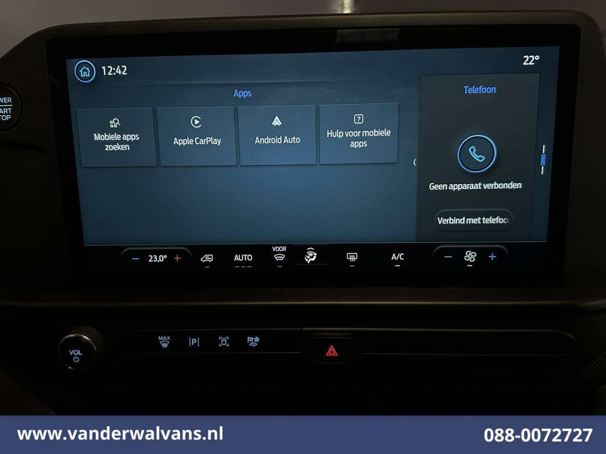 Ford Transit Custom Ford Transit Custom 2.0 TDCI 136pk L1H1 Euro6 Airco | Camera | LED | Apple Carplay | Cruisecontrol Android Auto, Verwarmde voorruit, Parkeersensoren, Bijrijdersbank