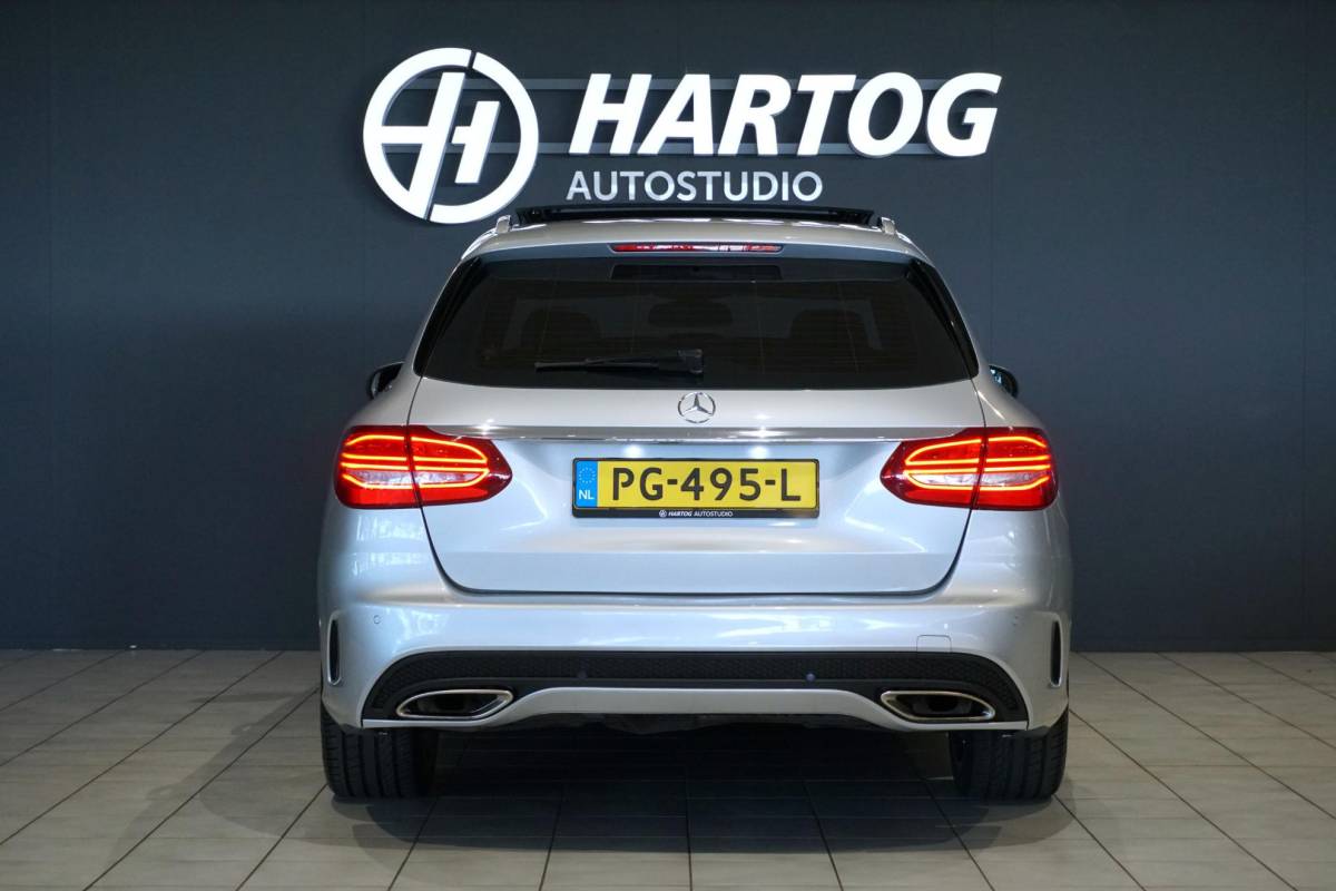 Mercedes-Benz C-Klasse Mercedes-Benz C-klasse Estate 180 Business Solution AMG + CAMERA / PANO / DODEHOEK / NAVI / LEDER