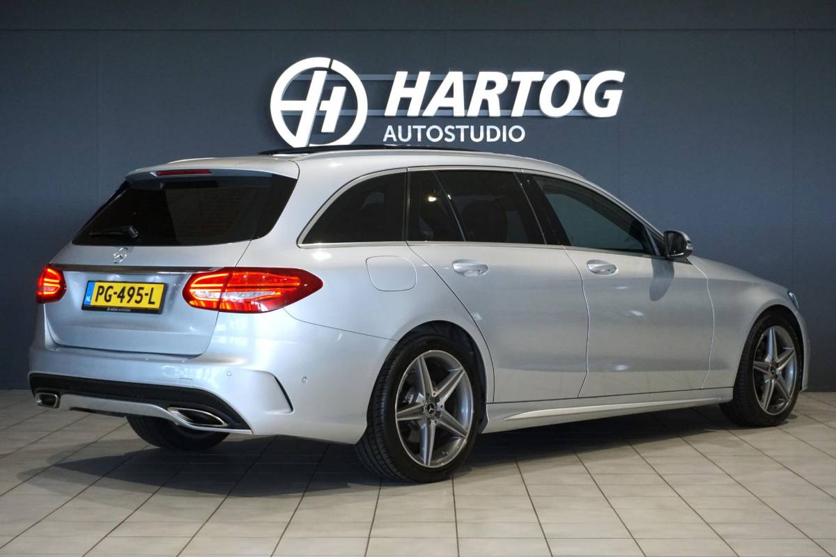 Mercedes-Benz C-Klasse Mercedes-Benz C-klasse Estate 180 Business Solution AMG + CAMERA / PANO / DODEHOEK / NAVI / LEDER