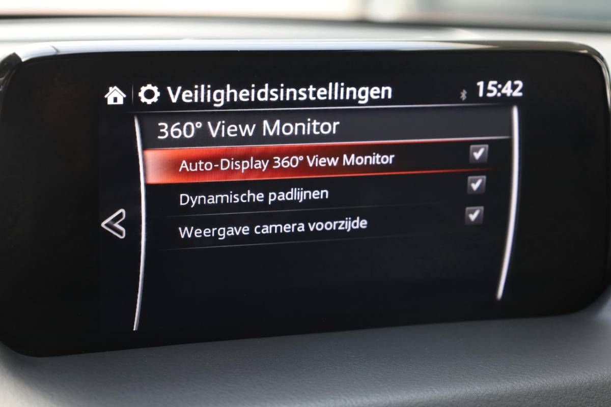 Mazda CX-5 Mazda CX-5 2.0 SkyActiv-G 165 GT-M 4WD 360-CAMERA HUD TREKHAAK-AFN ALL-SEASONS STUUR+STOELVERWARMING NAVI CRUISE 2xPDC ENZ!