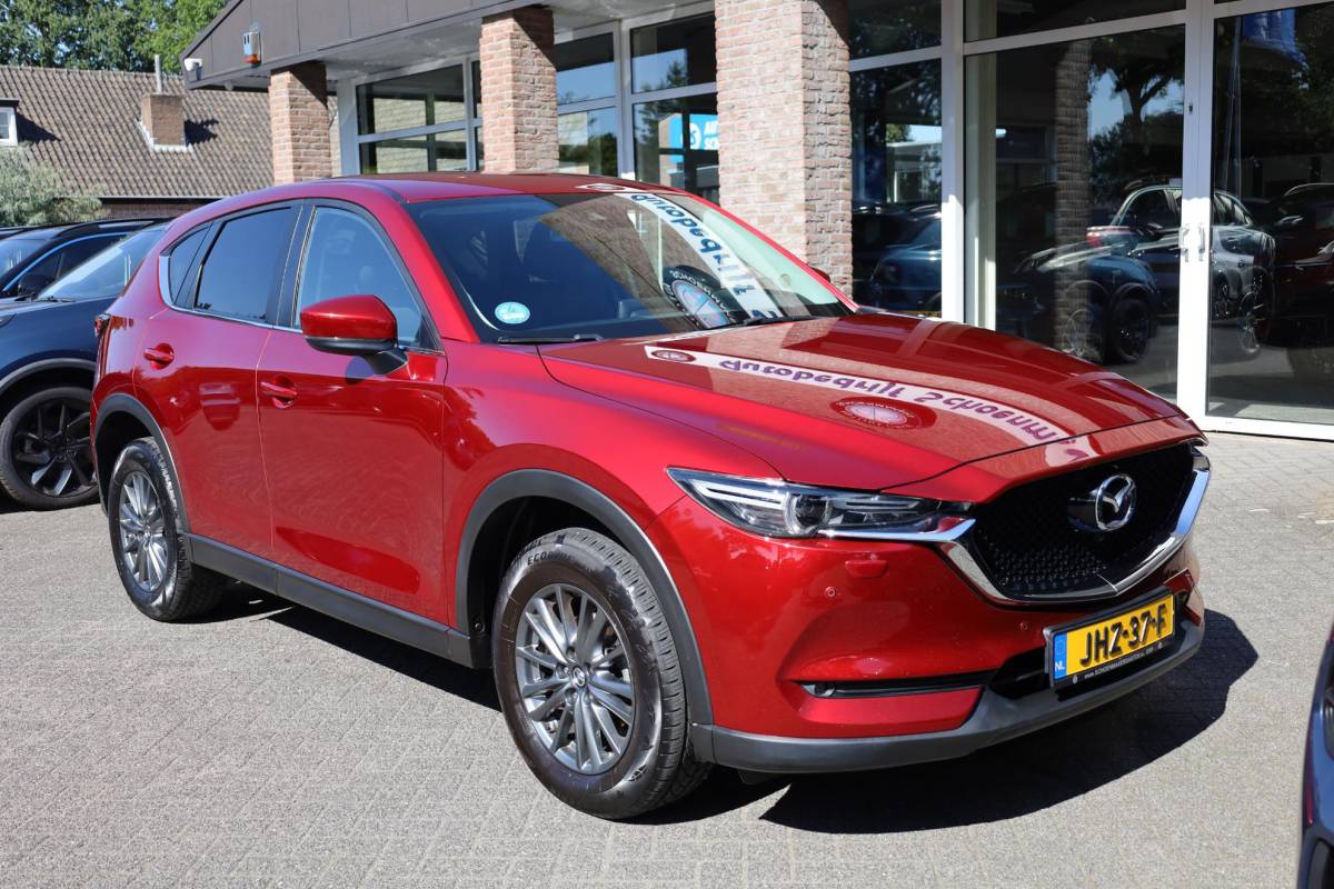 Mazda CX-5 Mazda CX-5 2.0 SkyActiv-G 165 GT-M 4WD 360-CAMERA HUD TREKHAAK-AFN ALL-SEASONS STUUR+STOELVERWARMING NAVI CRUISE 2xPDC ENZ!