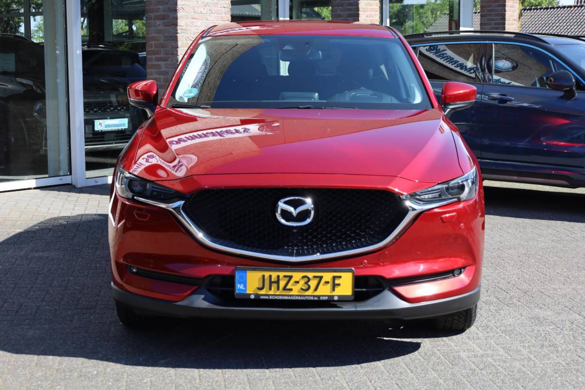 Mazda CX-5 Mazda CX-5 2.0 SkyActiv-G 165 GT-M 4WD 360-CAMERA HUD TREKHAAK-AFN ALL-SEASONS STUUR+STOELVERWARMING NAVI CRUISE 2xPDC ENZ!