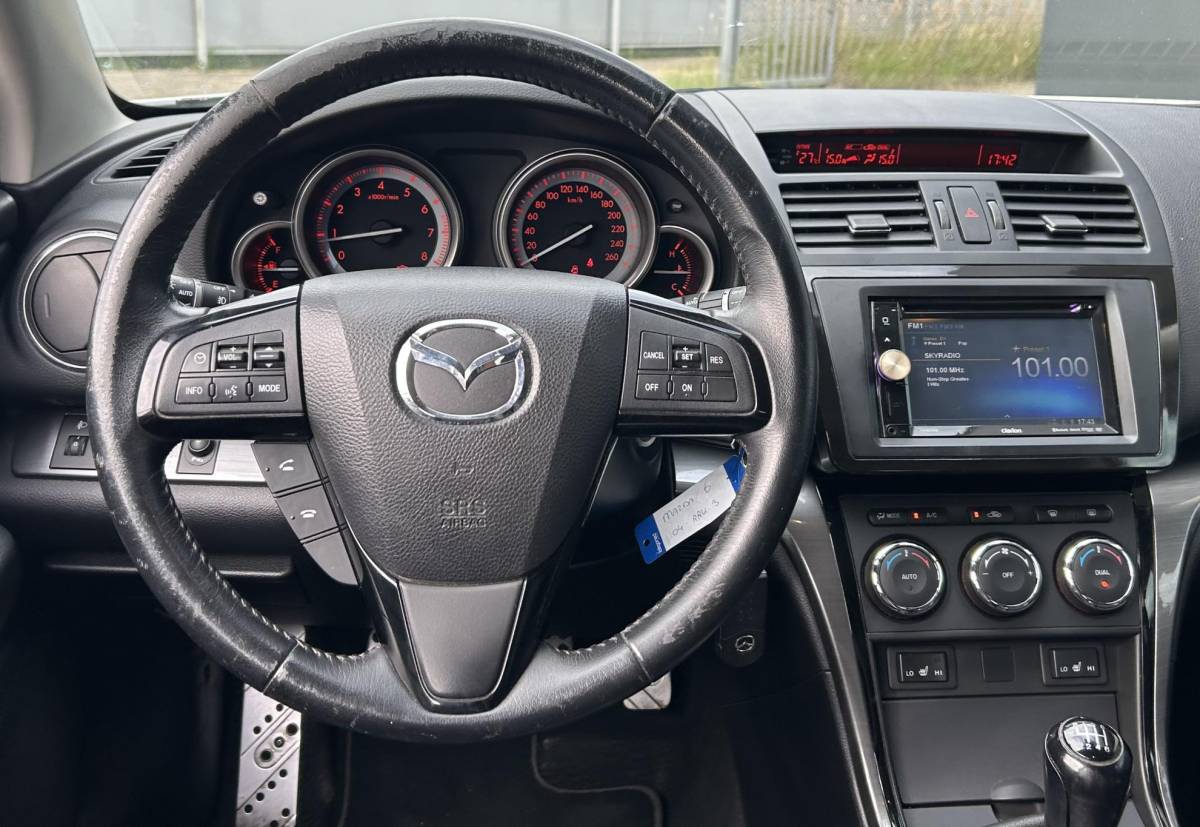 Mazda 6 Mazda 6 2.0 GT-M Line 155PK | 2e Eigenaar | NL AUTO | Nette Staat | Trekhaak | 1500KG Trekgewicht | Stoelverwarming | Climate Control | Parkeersensoren Voor en Achter | Stoelverwarming | Navigatie |