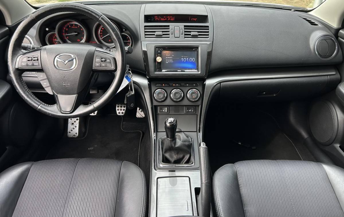 Mazda 6 Mazda 6 2.0 GT-M Line 155PK | 2e Eigenaar | NL AUTO | Nette Staat | Trekhaak | 1500KG Trekgewicht | Stoelverwarming | Climate Control | Parkeersensoren Voor en Achter | Stoelverwarming | Navigatie |