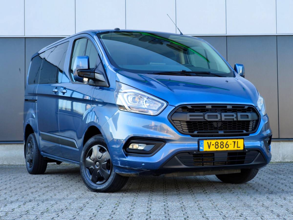 Ford Transit Custom Ford Transit Custom 300 2.0 TDCI 6PERS DUBBELE CABINE CRUISE CLIMATE TREKHAAK PDC