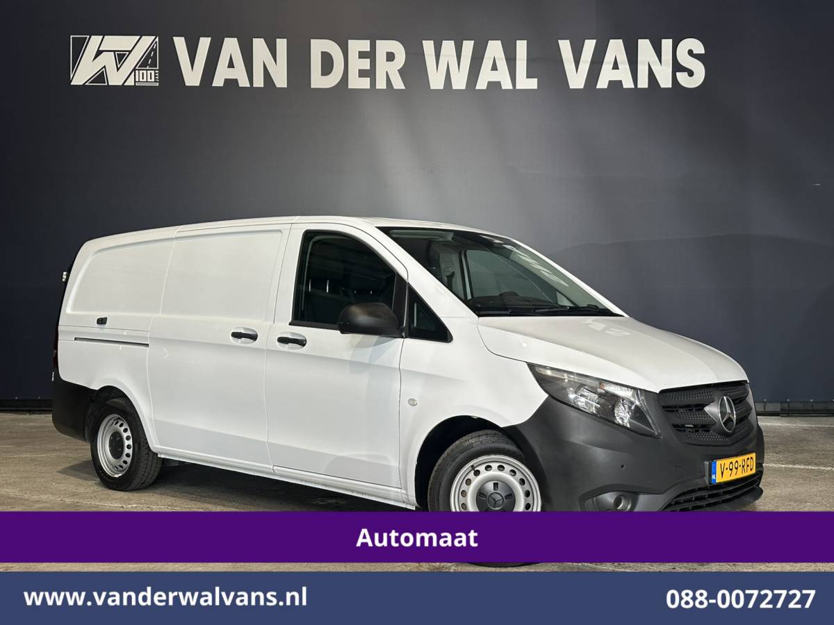 Mercedes-Benz Vito Mercedes-Benz Vito 114 CDI 136pk 9G-Tronic Automaat  L2H1 Inrichting Euro6 Airco | Camera | Navigatie | Apple Carplay Android Auto, Cruisecontrol, Trekhaak, Parkeersensoren, Bijrijdersbank