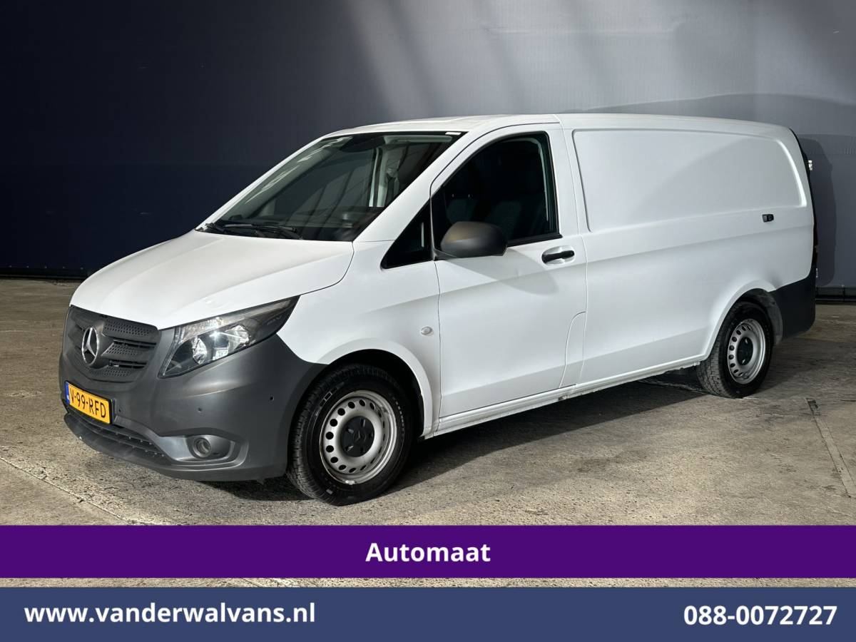 Mercedes-Benz Vito Mercedes-Benz Vito 114 CDI 136pk 9G-Tronic Automaat  L2H1 Inrichting Euro6 Airco | Camera | Navigatie | Apple Carplay Android Auto, Cruisecontrol, Trekhaak, Parkeersensoren, Bijrijdersbank