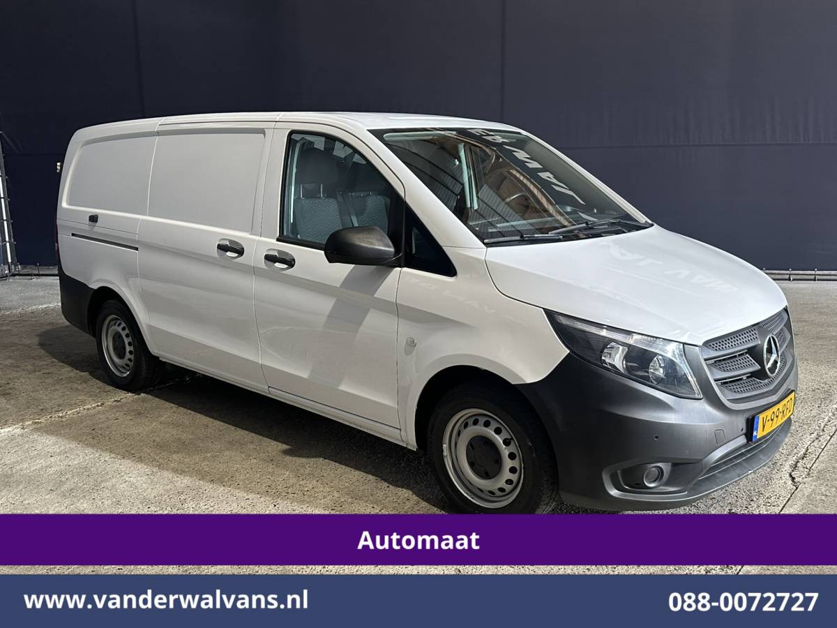 Mercedes-Benz Vito Mercedes-Benz Vito 114 CDI 136pk 9G-Tronic Automaat  L2H1 Inrichting Euro6 Airco | Camera | Navigatie | Apple Carplay Android Auto, Cruisecontrol, Trekhaak, Parkeersensoren, Bijrijdersbank