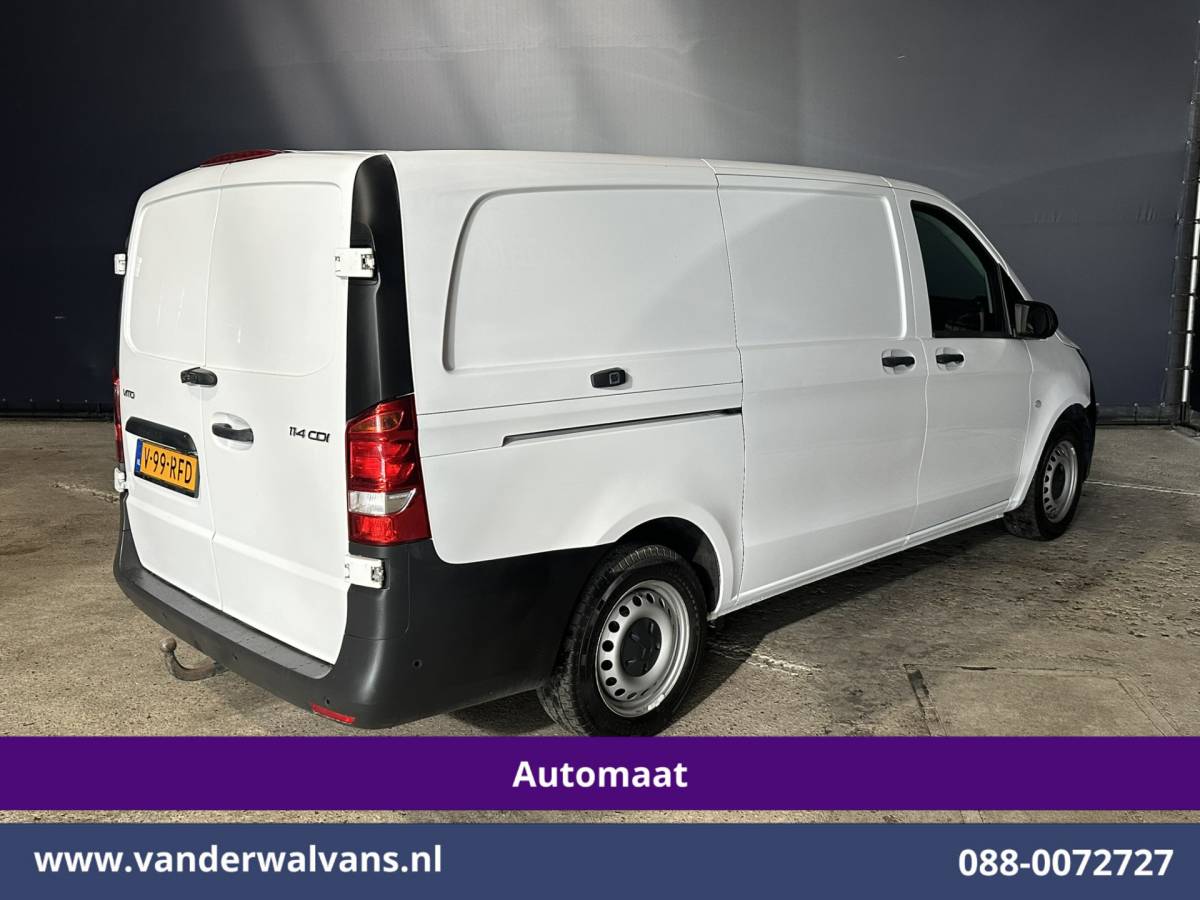 Mercedes-Benz Vito Mercedes-Benz Vito 114 CDI 136pk 9G-Tronic Automaat  L2H1 Inrichting Euro6 Airco | Camera | Navigatie | Apple Carplay Android Auto, Cruisecontrol, Trekhaak, Parkeersensoren, Bijrijdersbank