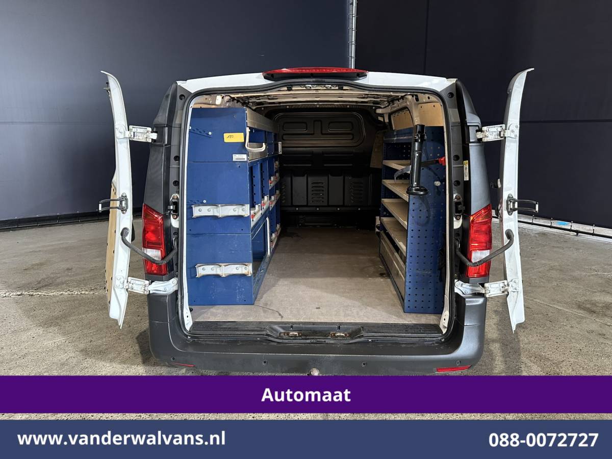 Mercedes-Benz Vito Mercedes-Benz Vito 114 CDI 136pk 9G-Tronic Automaat  L2H1 Inrichting Euro6 Airco | Camera | Navigatie | Apple Carplay Android Auto, Cruisecontrol, Trekhaak, Parkeersensoren, Bijrijdersbank