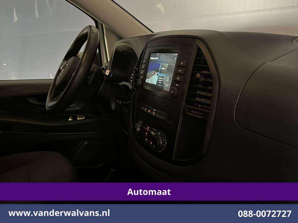 Mercedes-Benz Vito Mercedes-Benz Vito 114 CDI 136pk 9G-Tronic Automaat  L2H1 Inrichting Euro6 Airco | Camera | Navigatie | Apple Carplay Android Auto, Cruisecontrol, Trekhaak, Parkeersensoren, Bijrijdersbank