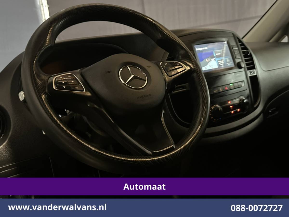 Mercedes-Benz Vito Mercedes-Benz Vito 114 CDI 136pk 9G-Tronic Automaat  L2H1 Inrichting Euro6 Airco | Camera | Navigatie | Apple Carplay Android Auto, Cruisecontrol, Trekhaak, Parkeersensoren, Bijrijdersbank