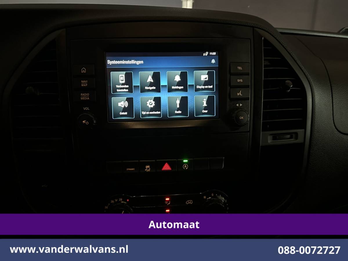 Mercedes-Benz Vito Mercedes-Benz Vito 114 CDI 136pk 9G-Tronic Automaat  L2H1 Inrichting Euro6 Airco | Camera | Navigatie | Apple Carplay Android Auto, Cruisecontrol, Trekhaak, Parkeersensoren, Bijrijdersbank