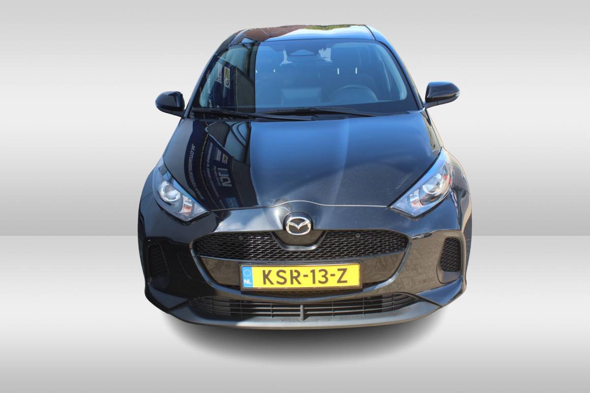 Mazda 2 Hybrid Mazda 2 Hybrid 1.5 Exclusive-line Cruise control adaptief met stop&go I Dodehoek detectie l Parkeersensor achter I Parkeersensor voor l Parkeercamera l Nieuw model
