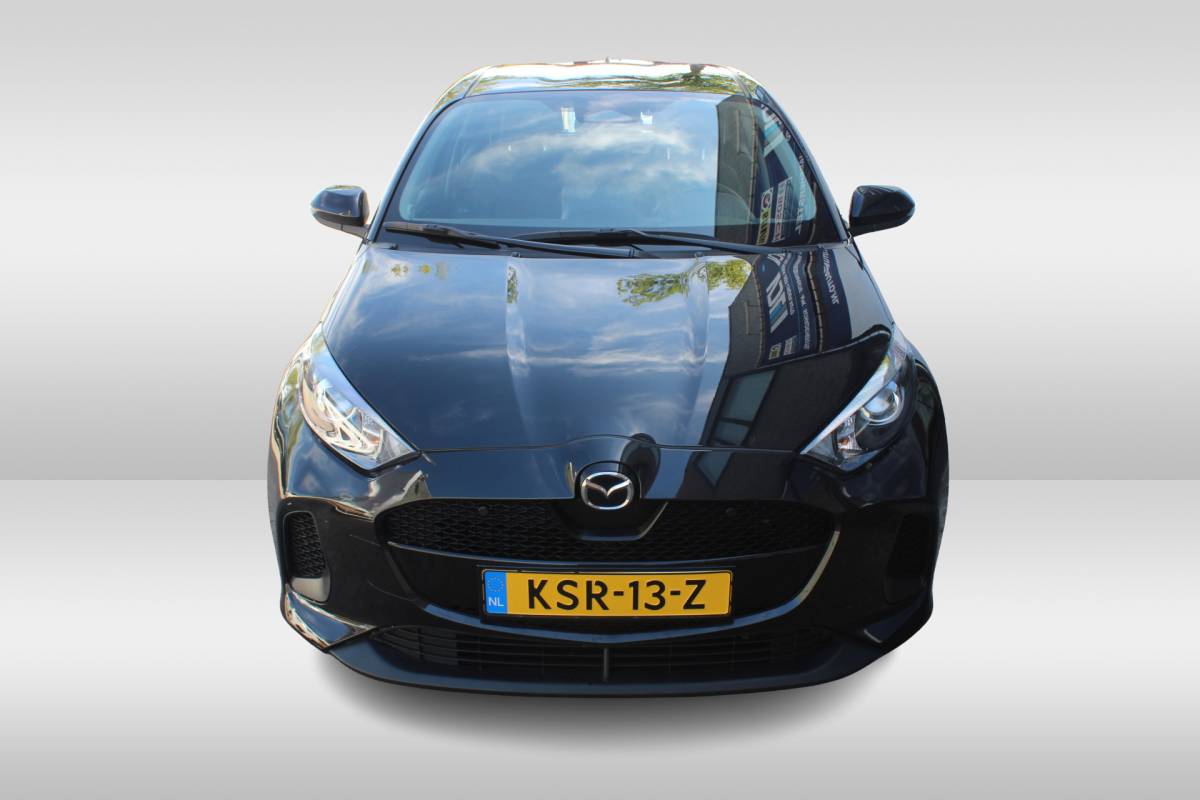 Mazda 2 Hybrid Mazda 2 Hybrid 1.5 Exclusive-line Cruise control adaptief met stop&go I Dodehoek detectie l Parkeersensor achter I Parkeersensor voor l Parkeercamera l Nieuw model
