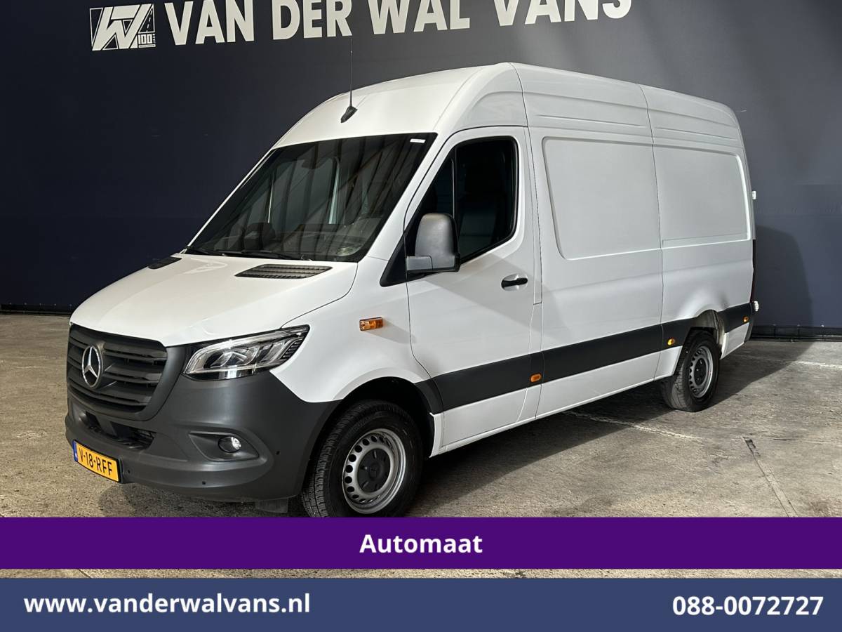 Mercedes-Benz Sprinter Mercedes-Benz Sprinter 317 CDI 170pk 9G-Tronic Automaat L2H2 2025 Model Euro6 Airco | Camera | Navigatie | Adaptieve Cruisecontrol | LED Chauffeursstoel, Stoelverwarming, Parkeersensoren, Bijrijdersbank