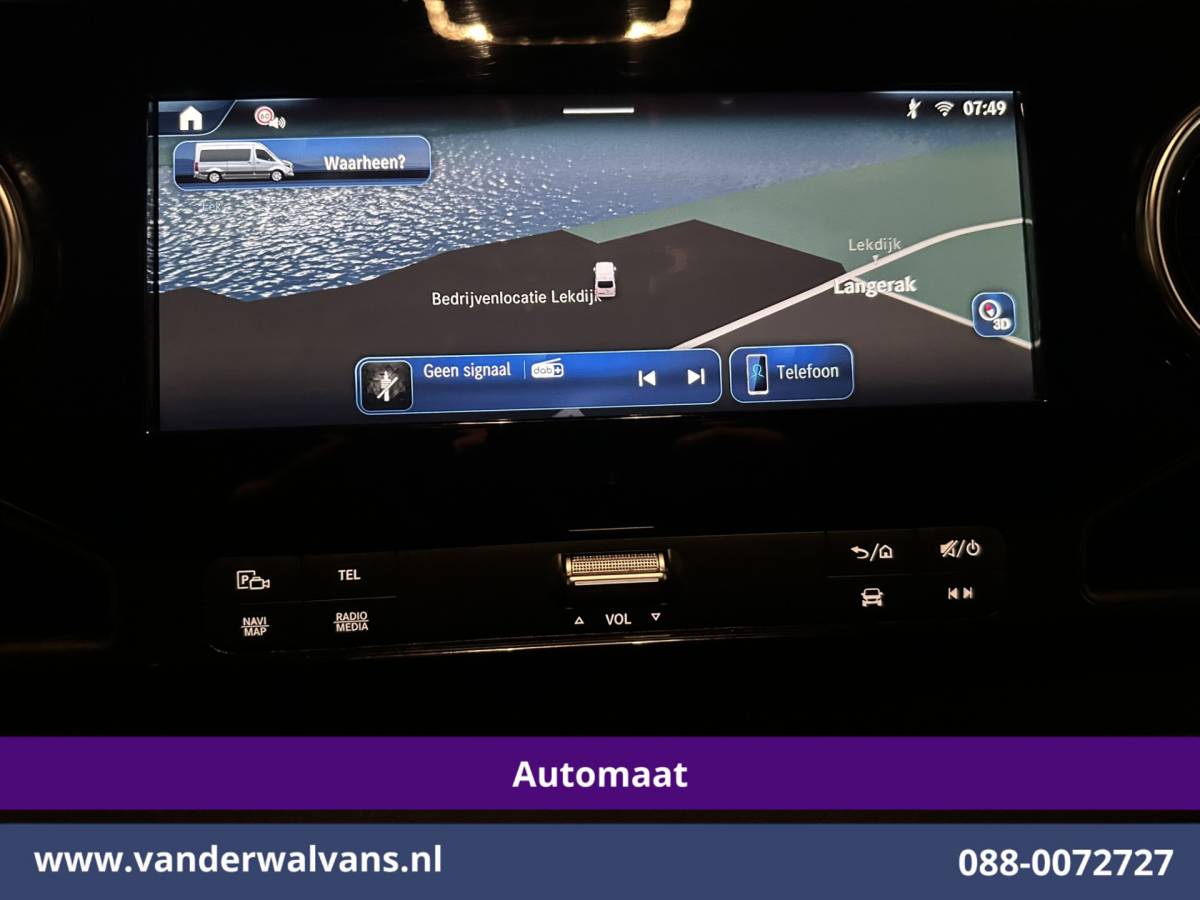 Mercedes-Benz Sprinter Mercedes-Benz Sprinter 317 CDI 170pk 9G-Tronic Automaat L2H2 2025 Model Euro6 Airco | Camera | Navigatie | Adaptieve Cruisecontrol | LED Chauffeursstoel, Stoelverwarming, Parkeersensoren, Bijrijdersbank