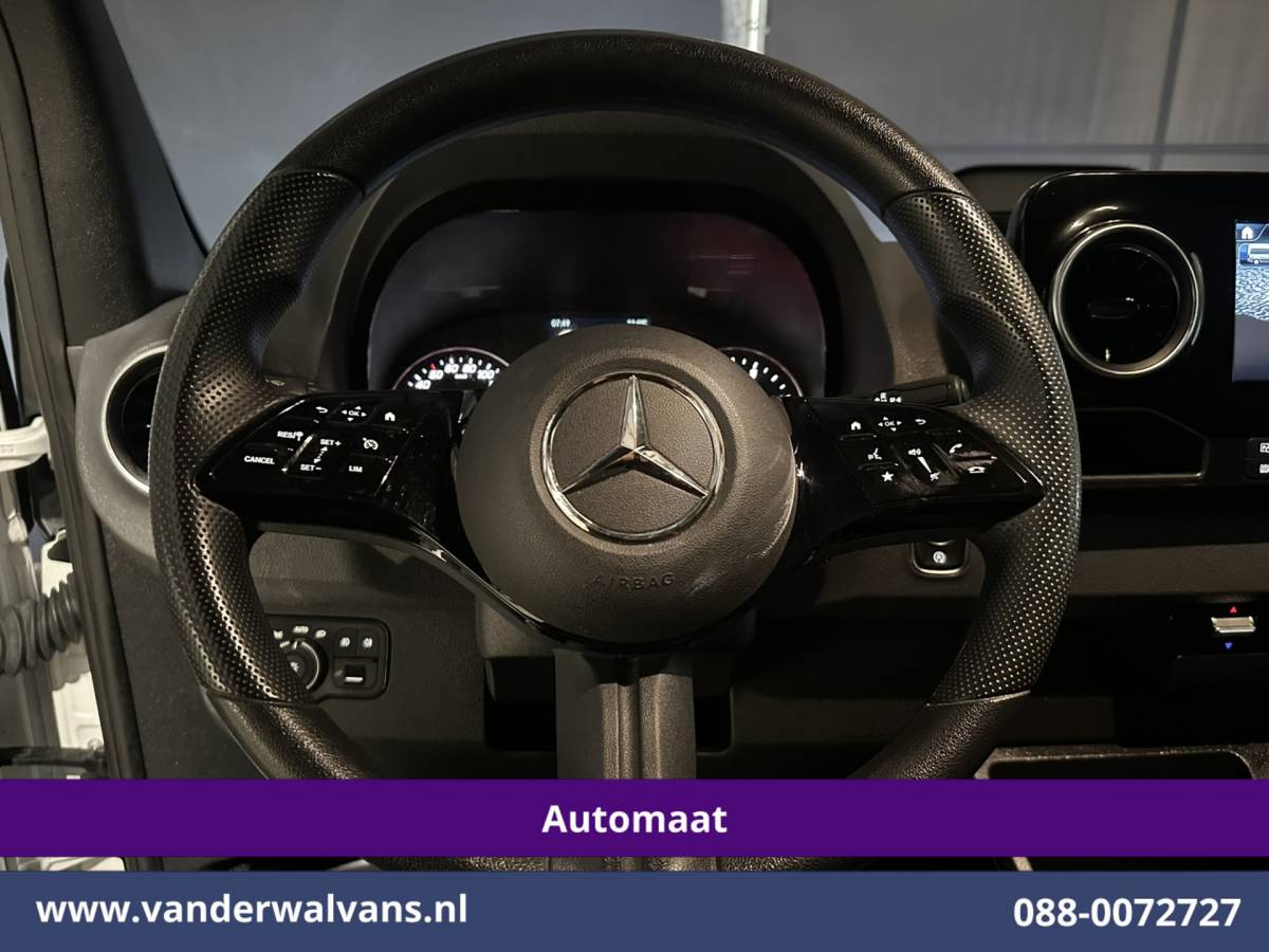 Mercedes-Benz Sprinter Mercedes-Benz Sprinter 317 CDI 170pk 9G-Tronic Automaat L2H2 2025 Model Euro6 Airco | Camera | Navigatie | Adaptieve Cruisecontrol | LED Chauffeursstoel, Stoelverwarming, Parkeersensoren, Bijrijdersbank