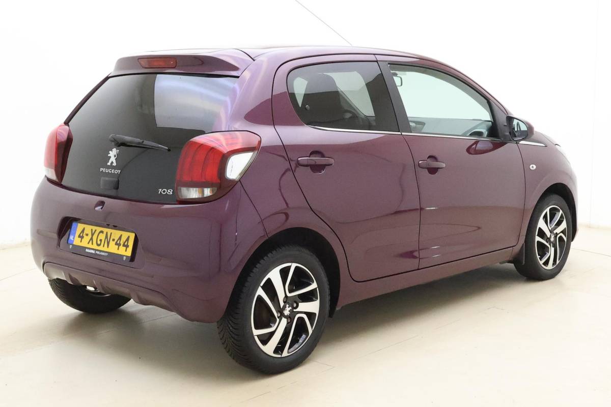 Peugeot 108 Peugeot 108 1.0 e-VTi Allure 68pk | 5 Deurs | Climate Control | Camera | Lichtmetalen Velgen | Bluetooth | Dealeronderhouden