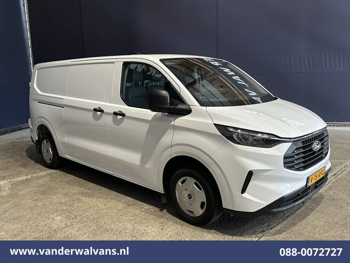 Ford Transit Custom Ford Transit Custom 2.0 TDCI 136pk L2H1 Euro6 Airco | Camera | Apple Carplay | LED | Cruisecontrol | Leder Android Auto, Verwarmde voorruit, Parkeersensoren, Bijrijdersbank