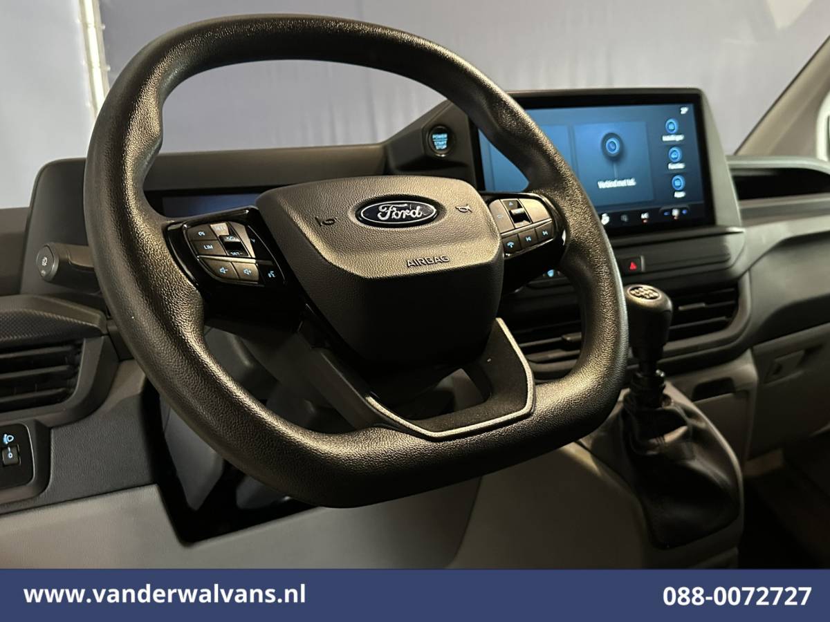 Ford Transit Custom Ford Transit Custom 2.0 TDCI 136pk L2H1 Euro6 Airco | Camera | Apple Carplay | LED | Cruisecontrol | Leder Android Auto, Verwarmde voorruit, Parkeersensoren, Bijrijdersbank