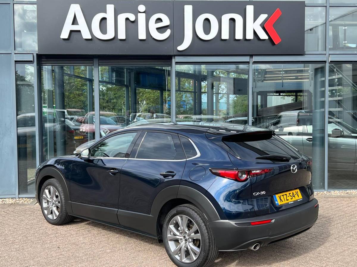 Mazda CX-30 Mazda CX-30 2.5 e-SkyActiv-G M Hybrid Takumi AUTOMAAT | LEDER | 360gr CAMERA | Bose AUDIO | MEEST LUXE UITVOERING | * 6JR GARANTIE |