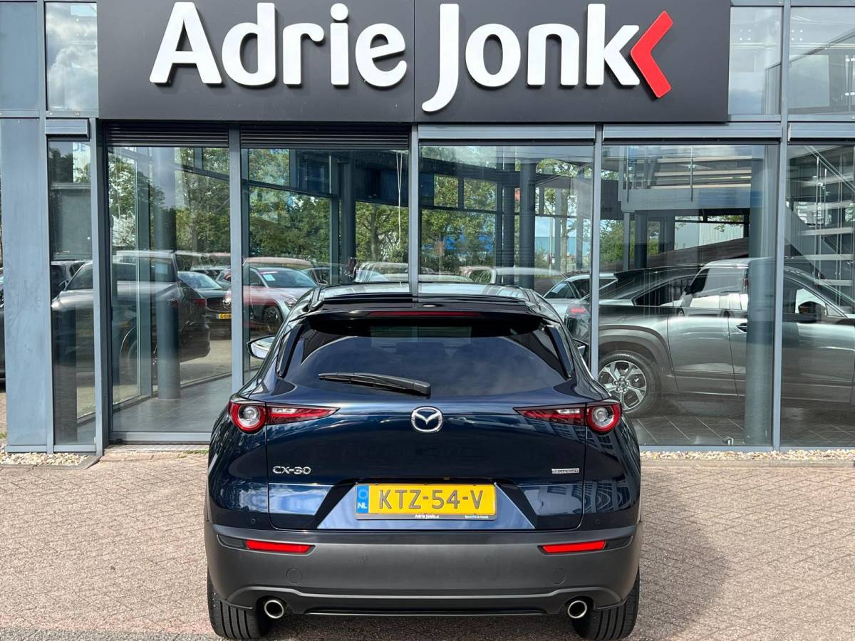Mazda CX-30 Mazda CX-30 2.5 e-SkyActiv-G M Hybrid Takumi AUTOMAAT | LEDER | 360gr CAMERA | Bose AUDIO | MEEST LUXE UITVOERING | * 6JR GARANTIE |