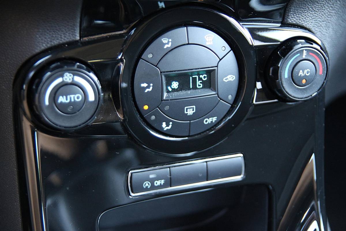 Ford Fiesta Ford Fiesta 1.0 EcoBoost 100pk Titanium | NL-auto | 5 deuren | Cruise control | Climate control | Centr. deurvergr. | Elek. ramen | Lichtm. velgen | Navigatie |