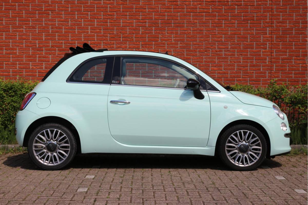 Fiat 500C Fiat 500 C 0.9 TwinAir Turbo Cult | Cabrio! | Speciale kleur! | Luxe! | Leder | PDC | Climate control | Lichtm. velgen | Elek. ramen |