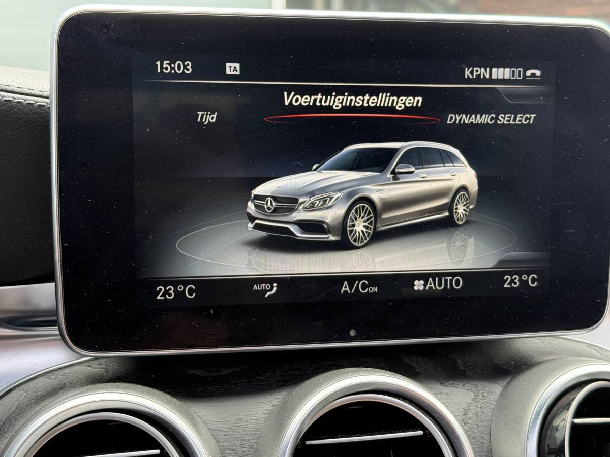 Mercedes-Benz C-Klasse Mercedes-Benz C-klasse 63-AMG Estate BWJ 2017 | 476 PK | BURMESTER | PANO | ADAPT. CRUISE | AUTO PILOT | MULTIBEAM | HUD | MEMORY | DODE HOEK | VOL LEDER | CAM. | SPORTUITLAAT | VERLAAGD | STOELVERW. |
