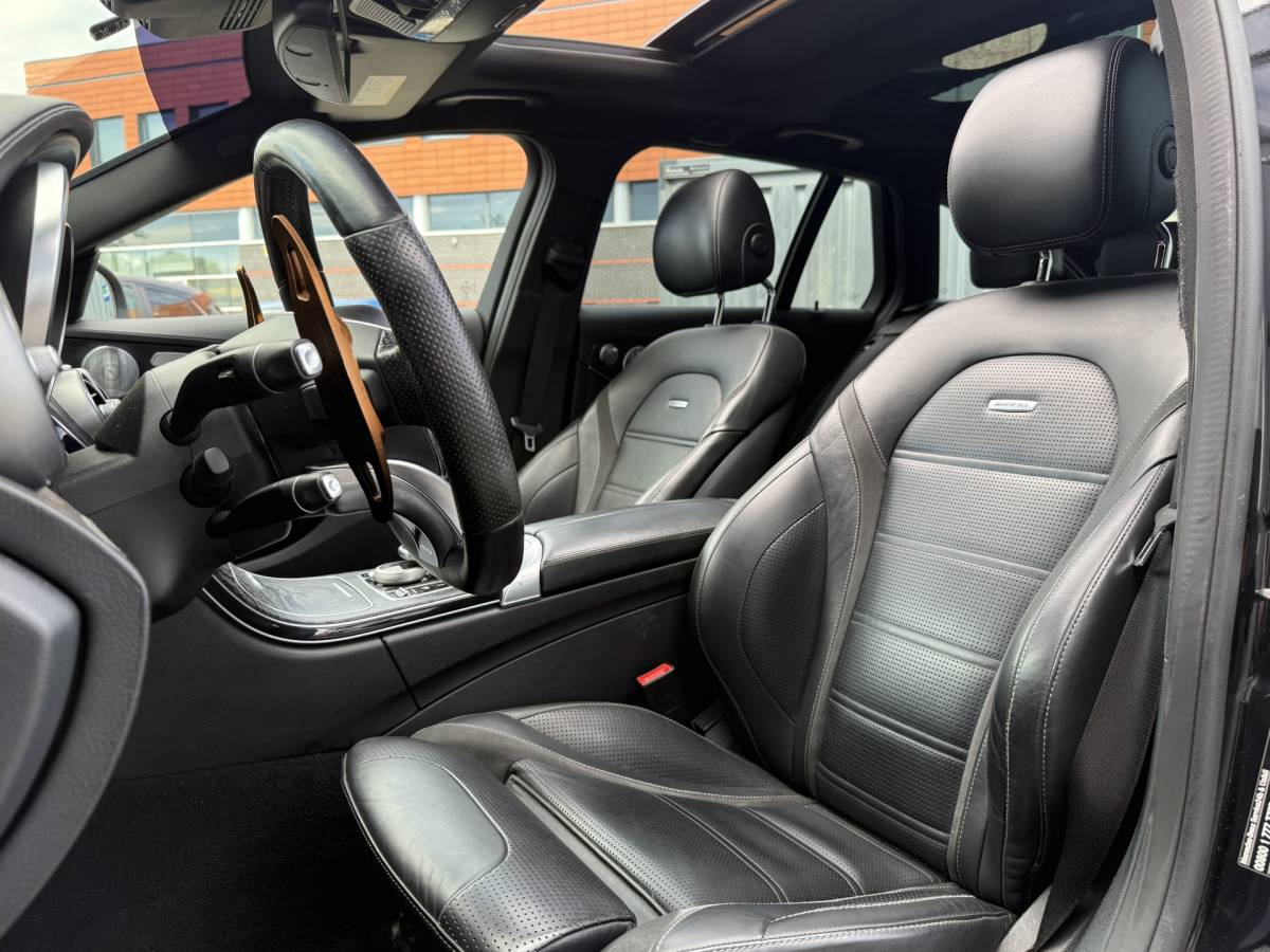 Mercedes-Benz C-Klasse Mercedes-Benz C-klasse 63-AMG Estate BWJ 2017 | 476 PK | BURMESTER | PANO | ADAPT. CRUISE | AUTO PILOT | MULTIBEAM | HUD | MEMORY | DODE HOEK | VOL LEDER | CAM. | SPORTUITLAAT | VERLAAGD | STOELVERW. |