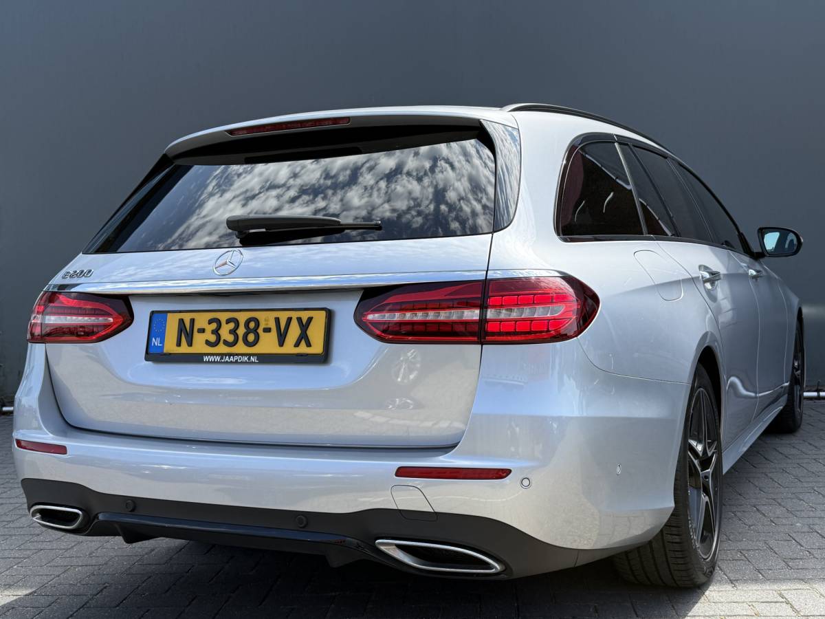 Mercedes-Benz E-Klasse Mercedes-Benz E-klasse Estate 200 Business Solution AMG NIEUW BINNEN! | 360 CAM | VOL LEDER | ADAPTIVE CRUISE | ELEK. STOELEN | AMG STUUR | ELEK. KLEP | DODE HOEK | STOELVERW. |