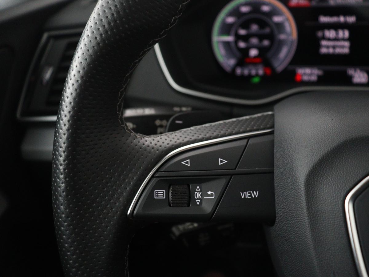 Audi Q5 Audi Q5 50 TFSI e S edition | SOH 83,1% | Half leder | Stoelverwarming |  Drive select | Adaptive cruise | Navigatie | Carplay | 360 camera | Park assist | Climate control | Elektrische achterklep