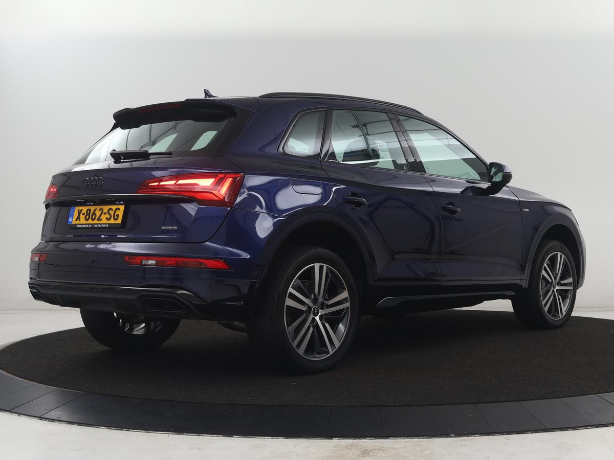 Audi Q5 Audi Q5 50 TFSI e S edition | SOH 83,1% | Half leder | Stoelverwarming |  Drive select | Adaptive cruise | Navigatie | Carplay | 360 camera | Park assist | Climate control | Elektrische achterklep
