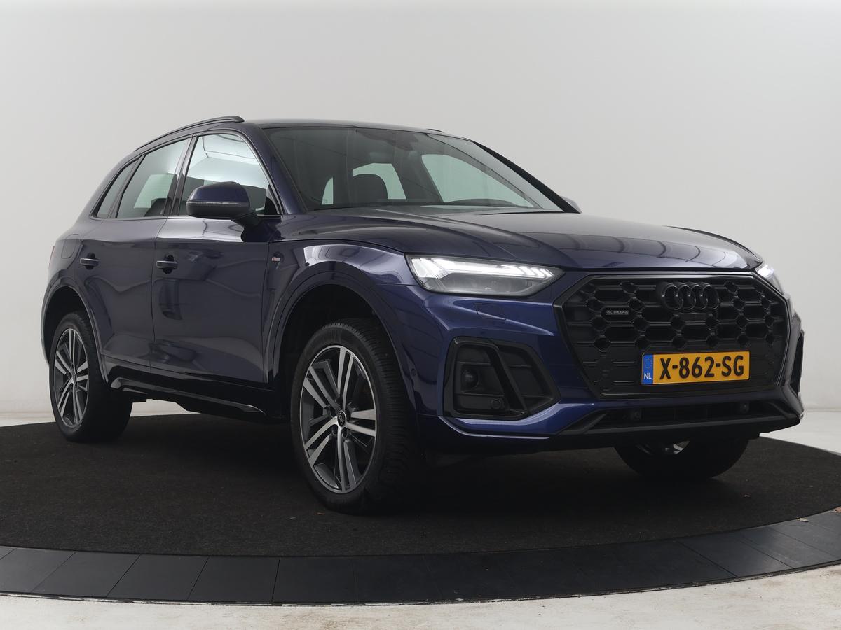 Audi Q5 Audi Q5 50 TFSI e S edition | SOH 83,1% | Half leder | Stoelverwarming |  Drive select | Adaptive cruise | Navigatie | Carplay | 360 camera | Park assist | Climate control | Elektrische achterklep