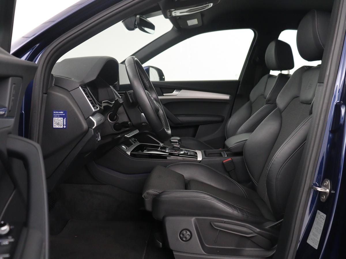 Audi Q5 Audi Q5 50 TFSI e S edition | SOH 83,1% | Half leder | Stoelverwarming |  Drive select | Adaptive cruise | Navigatie | Carplay | 360 camera | Park assist | Climate control | Elektrische achterklep