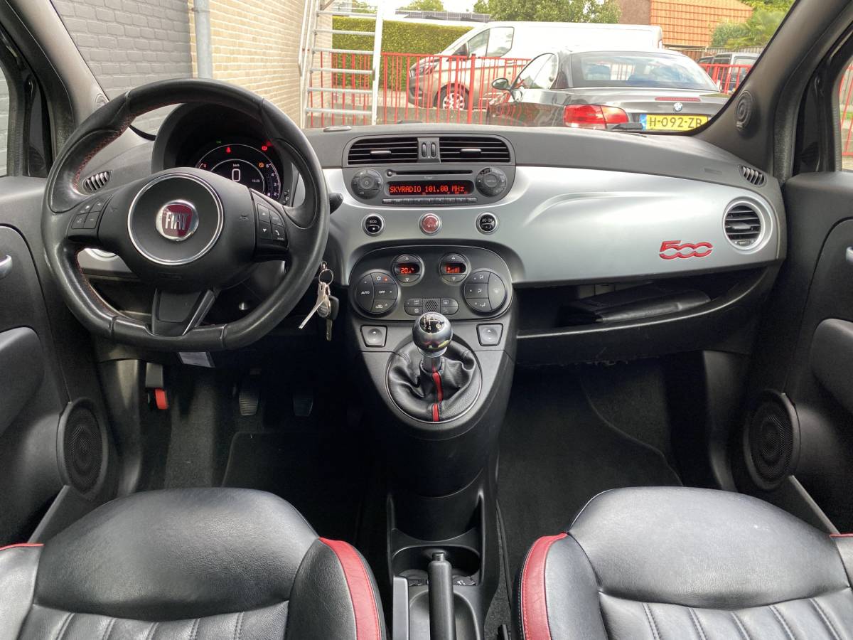 Fiat 500C Fiat 500 C 0.9 TwinAir Turbo 500S Sport | leder interieur | climate control | parkeersensoren | all season banden | NL auto