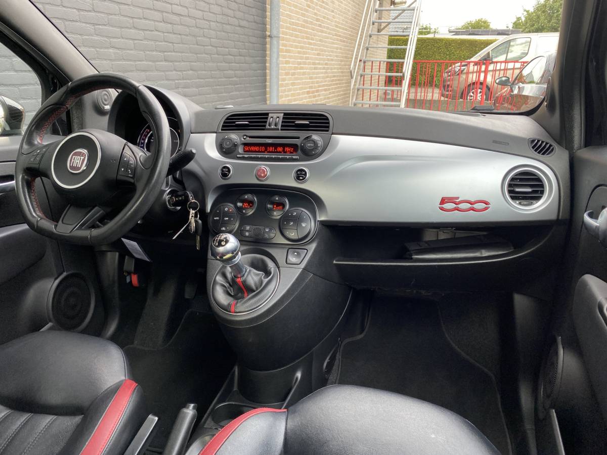 Fiat 500C Fiat 500 C 0.9 TwinAir Turbo 500S Sport | leder interieur | climate control | parkeersensoren | all season banden | NL auto
