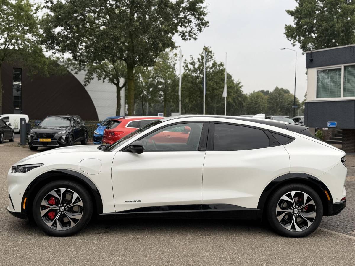 Ford Mustang Mach-E Ford Mustang Mach-E AWD 75 kWh SOH 93% ORIGINEEL NL AUTO MET NAP | B&O PREMIUM AUDIO | LEREN BEKLEDING | 360° CAMERA | ELEKTRISCHE STOELEN MET GEHEUGEN | TECHNOLOGY PACK | WINTERPAKKET | ADAPTIVE CRUISE CONTROL | DODEHOEKDETECTIE | FORD DEALER ONDERHOUDEN | ALL-IN PRIJS INCL. 12 MND BOVAG GARANTIE |