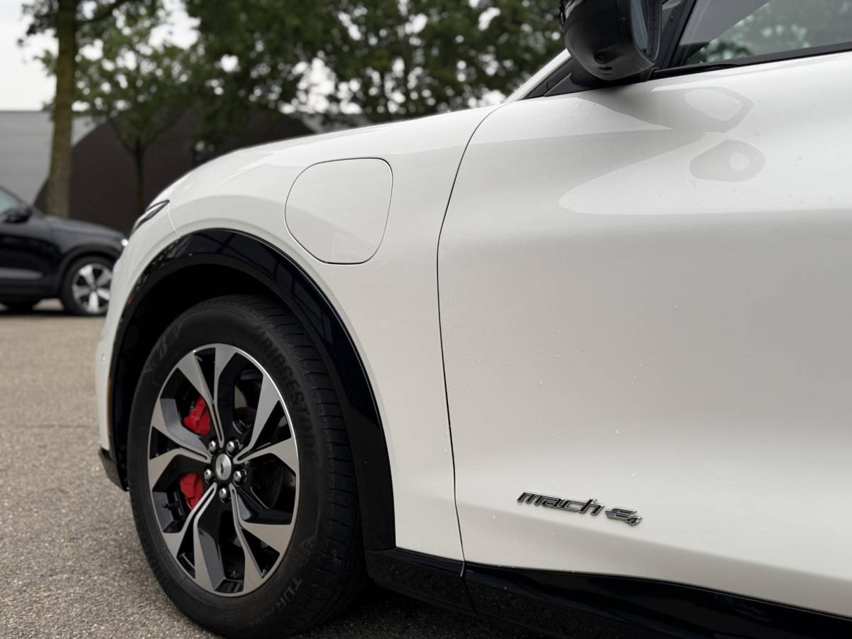 Ford Mustang Mach-E Ford Mustang Mach-E AWD 75 kWh SOH 93% ORIGINEEL NL AUTO MET NAP | B&O PREMIUM AUDIO | LEREN BEKLEDING | 360° CAMERA | ELEKTRISCHE STOELEN MET GEHEUGEN | TECHNOLOGY PACK | WINTERPAKKET | ADAPTIVE CRUISE CONTROL | DODEHOEKDETECTIE | FORD DEALER ONDERHOUDEN | ALL-IN PRIJS INCL. 12 MND BOVAG GARANTIE |