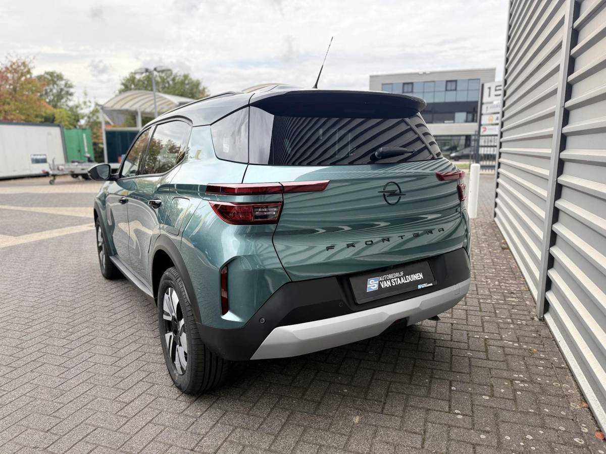 Opel Frontera Opel Frontera 1.2 Turbo Hybrid Ultimate 7p. NIEUWE AUTO!! | Stuurverwarming | Stoelverwarming | Draadloosopladen tel | PDC | Camera achter | Dodehoek detectie | Keyless entry | Keyless start | 7 Persoons auto!!