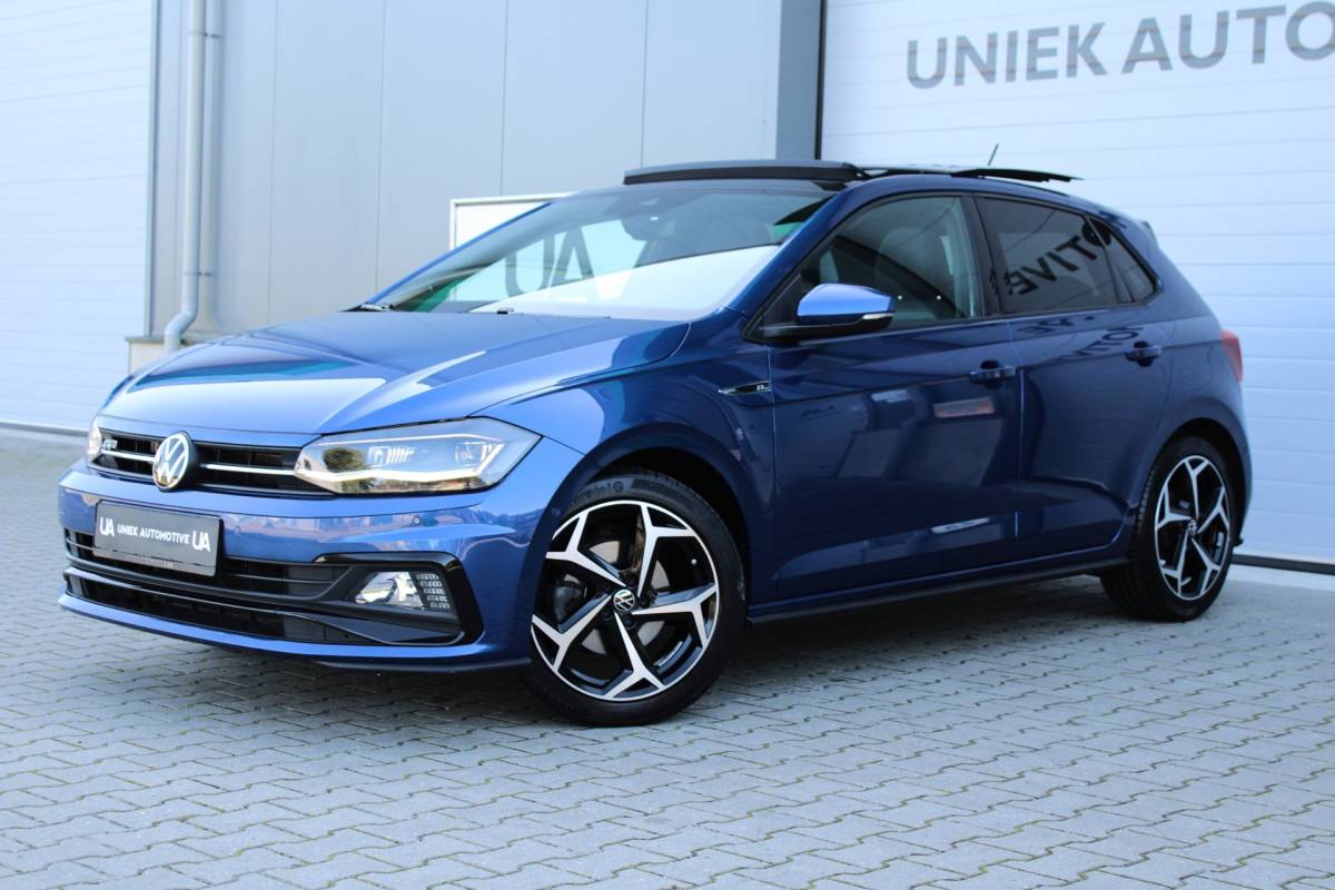 Volkswagen Polo Volkswagen Polo 1.5 TSI HIGHLINE BUSINESS R | R LINE | KEYLESS | 17″ | CAMERA | BEATS | LED | DODEHOEK | ACC | PANO | 1E EIG!
