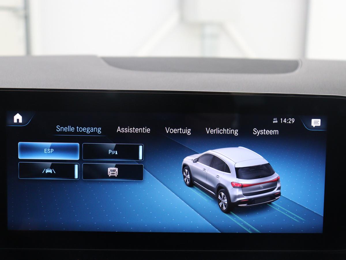 Mercedes-Benz EQA Mercedes-Benz EQA 250 Business Solution Luxury 67 kWh | SOH 94,7% | Half leder | Cruise control | Dodehoek detectie | Stoelverwarming | Camera | Park assist | Navigatie | Sfeerverlichting | Elektrische achterklep